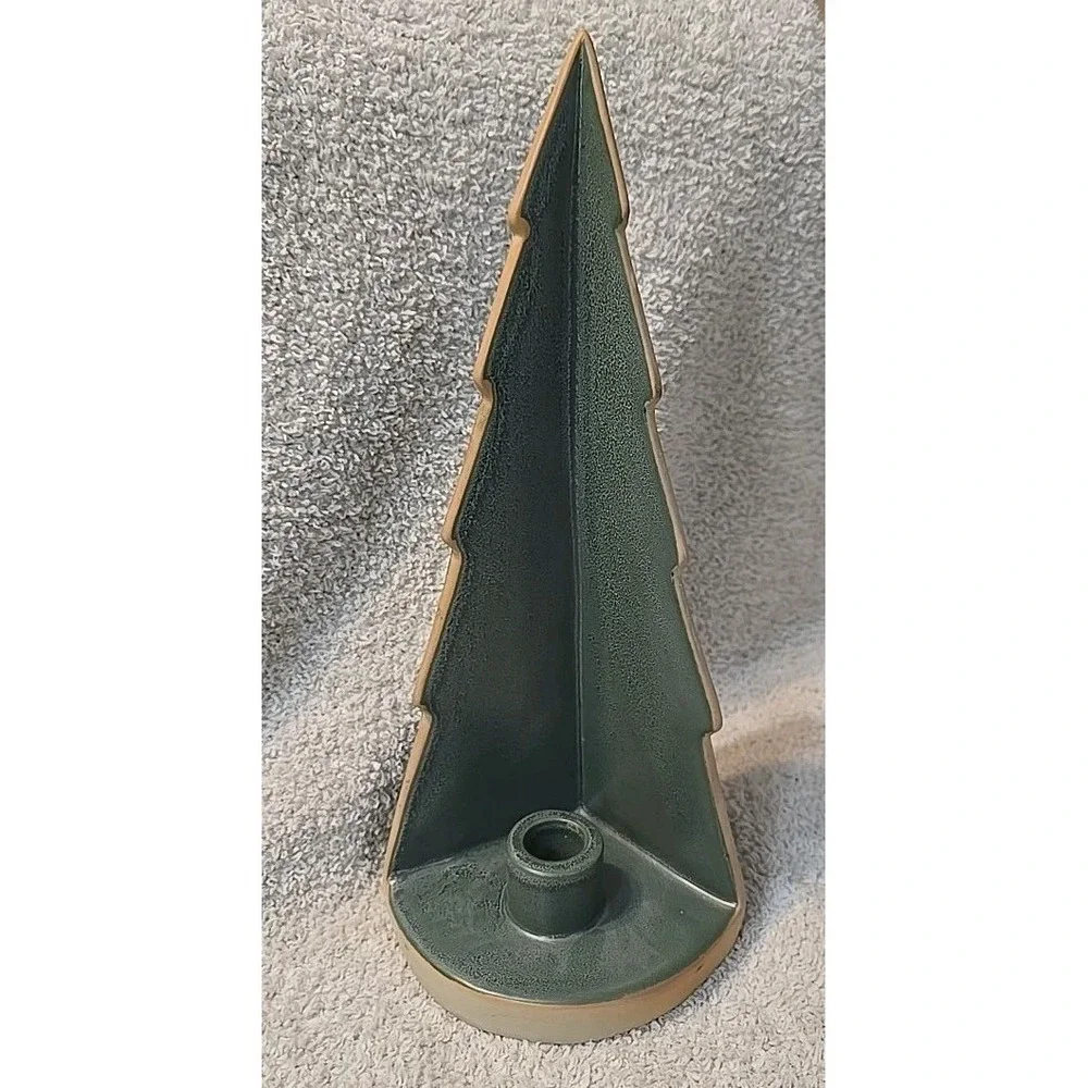 Stoneware Tree Taper Candle Holder 13